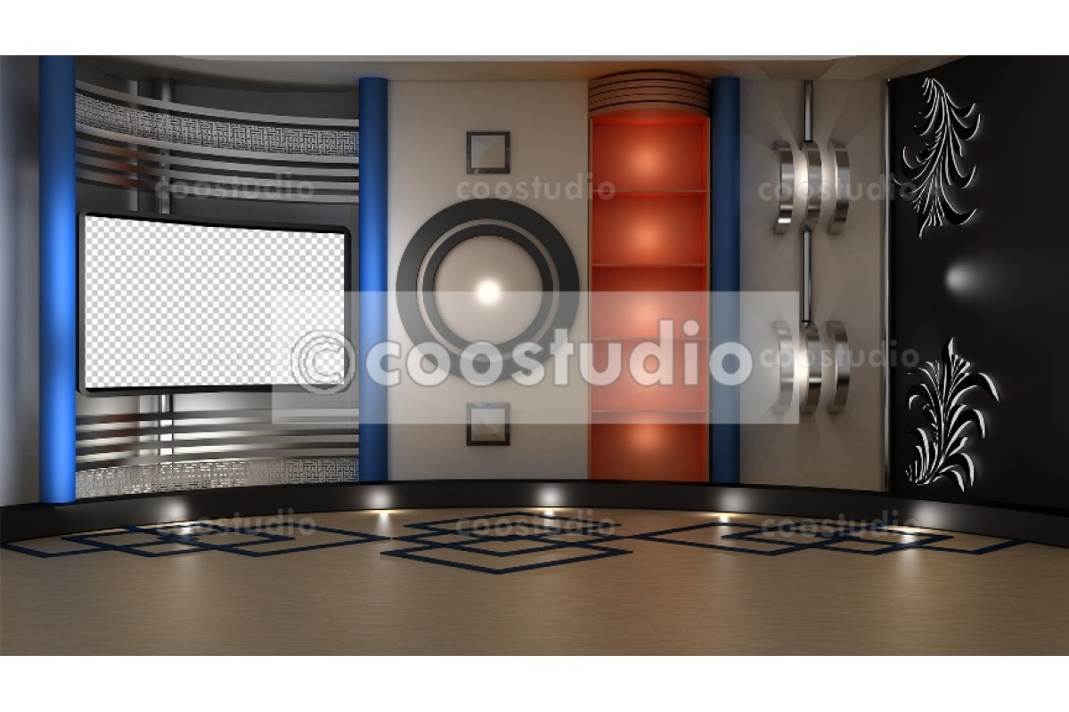 Stock photo Islamic TV virtual studio